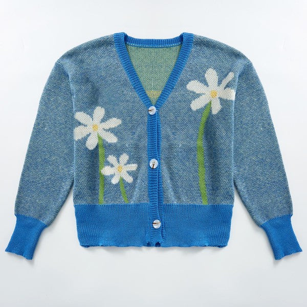 Flower cardigan