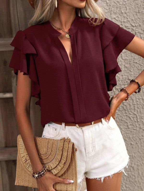 Ruffle blouse