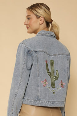 Cactus denim jacket