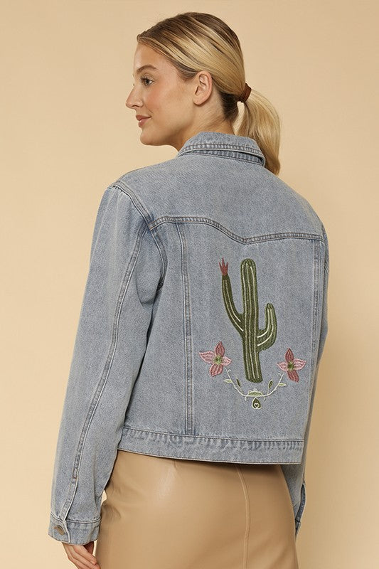 Cactus denim jacket