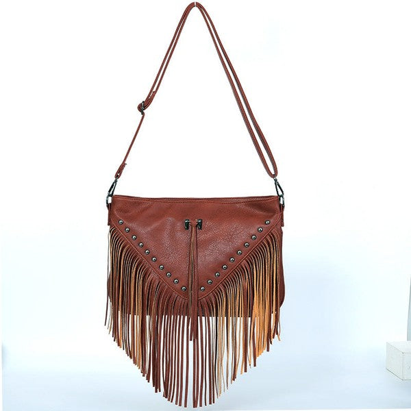 Fringe crossbody bag