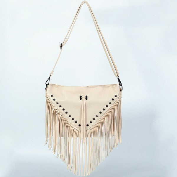 Fringe crossbody bag