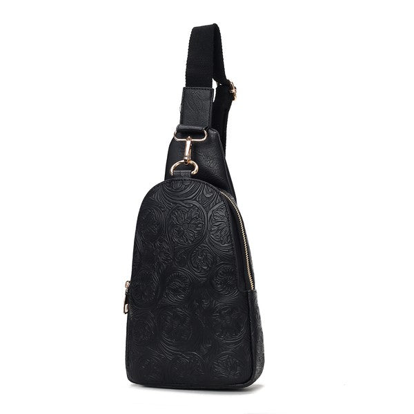 MKF Collection Millie  Embossed Sling bag by Mia K