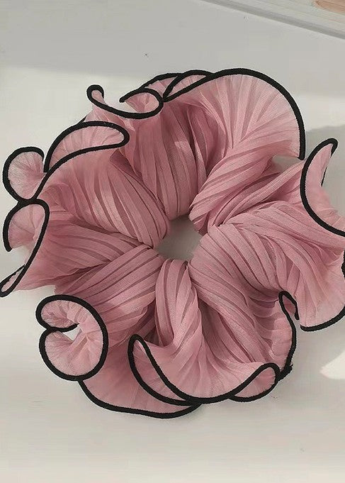 Wrinkle chiffon scrunchies