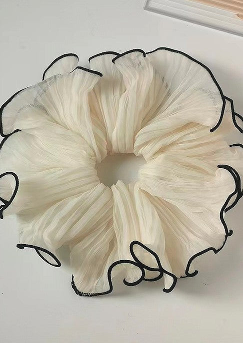 Wrinkle chiffon scrunchies