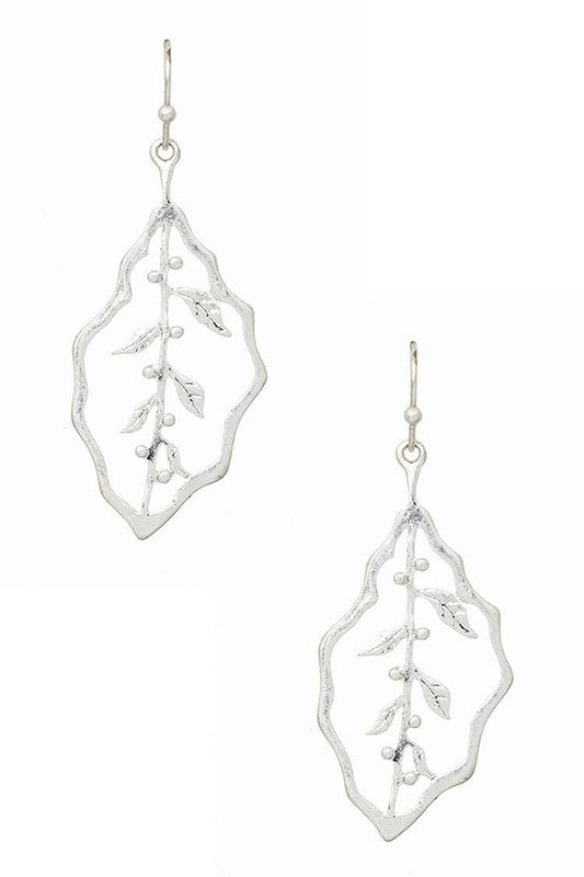 Leaf Vintage Inspired Earrings