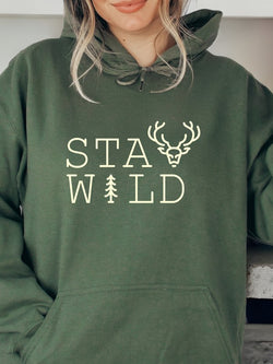 Stay Wild Graphic Hoodie