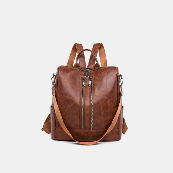 PU Leather Backpack Bag